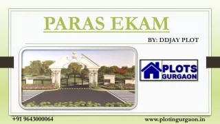 Paras Ekam Sector 5 |Residential Plots Sohna