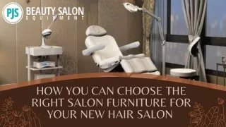 How You Can Choose The Right Salon Furniture For Your New Hair Salon