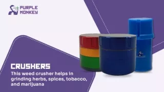 Weed crusher