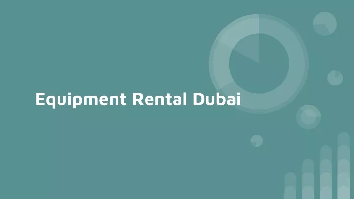 equipment rental dubai