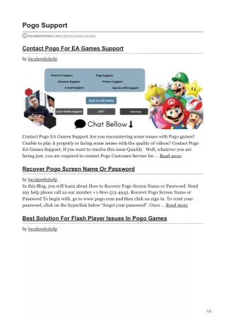 pogo support