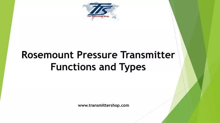 rosemount pressure transmitter functions and types