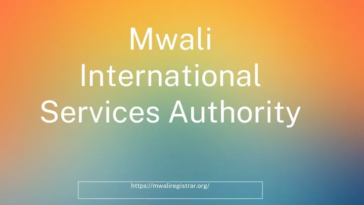 mwali international services authority