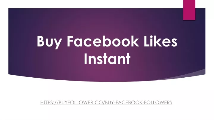 buy facebook likes instant