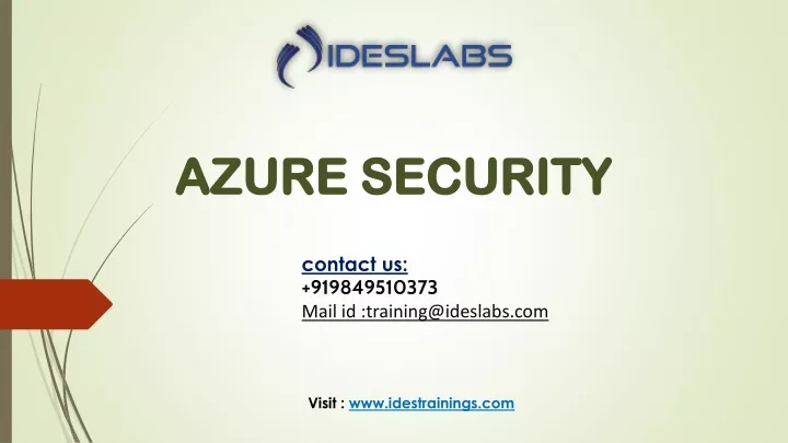 azure security