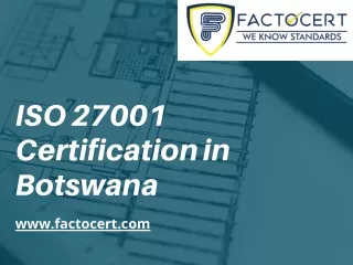 ISO 27001 Certification in Botswana
