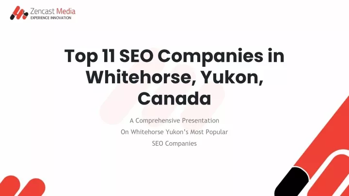 top 11 seo companies in whitehorse yukon canada