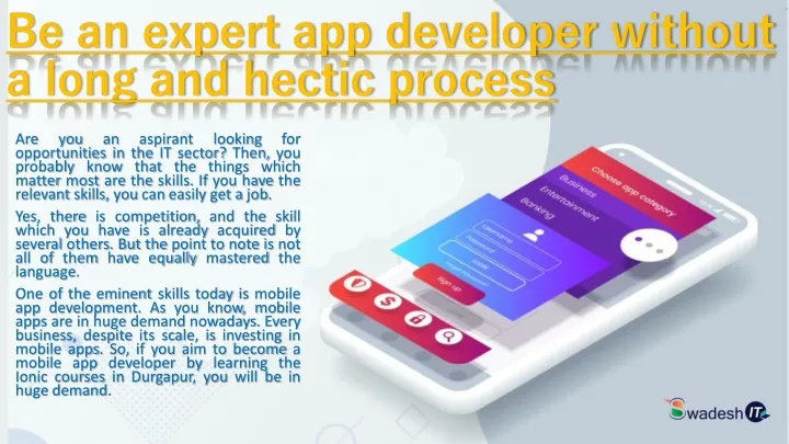 be an expert app developer without a long and hectic process