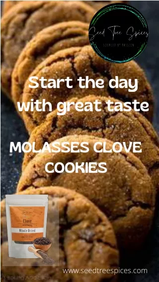 MOLASSES CLOVE COOKIES