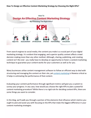 Effective Content Marketing Strategy