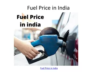 Fuel Price in India