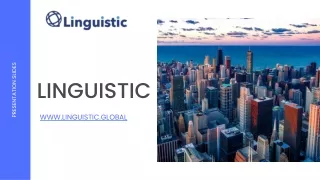 Audiovisual Consulting Services - Linguistic Global