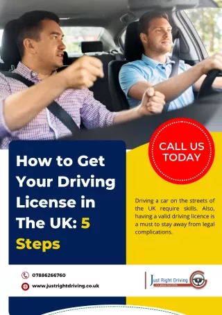 How to Get Your Driving License in The UK: 5 Steps