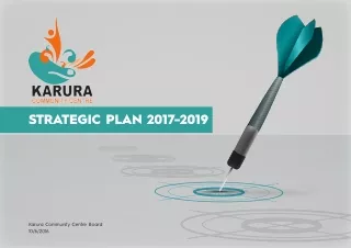 Karura Centre  Strategic Plan 2017 - 2019
