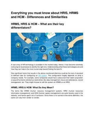 everything you must know about hris hrms