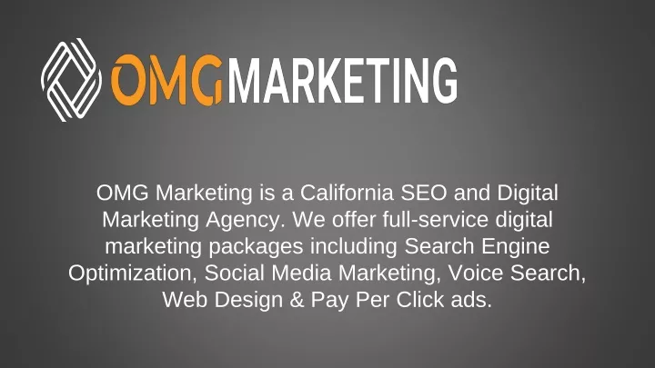 omg marketing is a california seo and digital