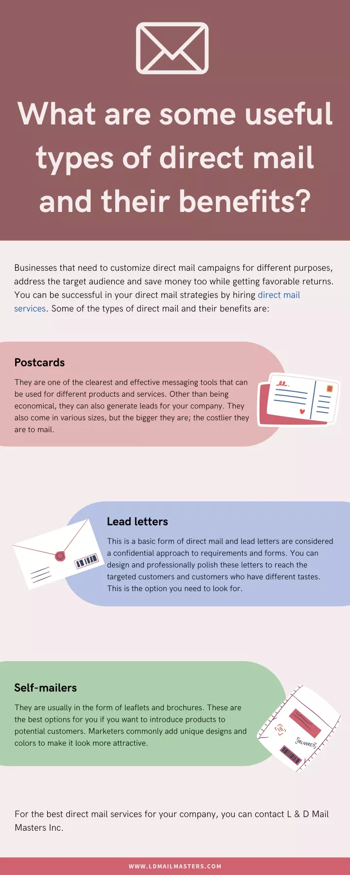 what are some useful types of direct mail