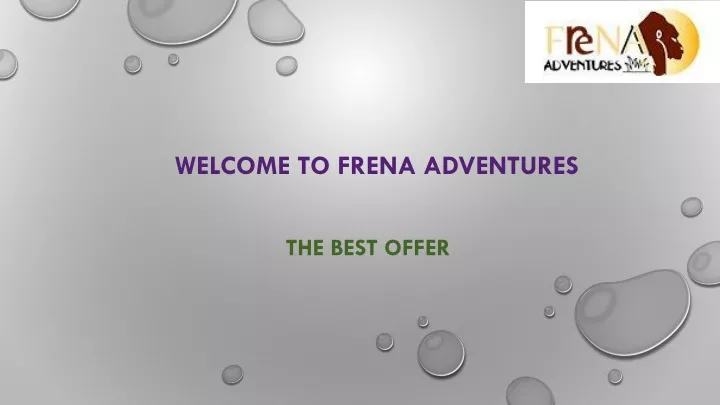 welcome to frena adventures