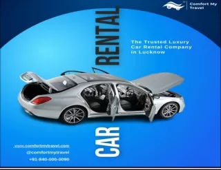 "Hire luxury Mercedes car on rental - Comfort My Travel "