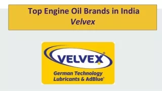 top engine oil brands in india velvex