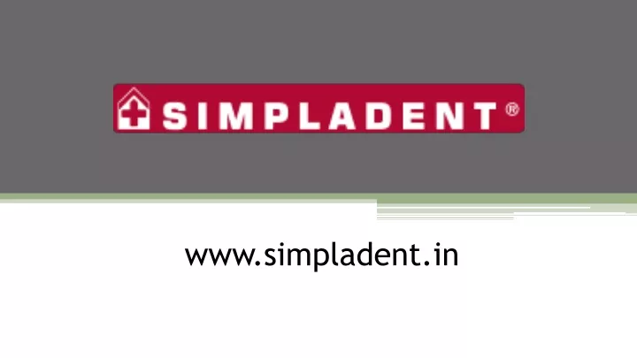 www simpladent in