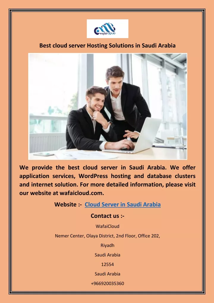 best cloud server hosting solutions in saudi