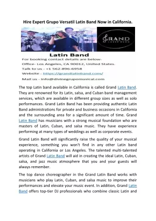 Latin Band