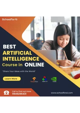 Best Artificial Intelligence Course institute in hyderabad