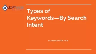 Types of Keywords—By Search Intent