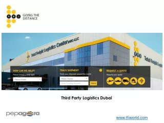 Total Freight International -Third Party Logistics and Shipping Company in Dubai