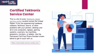 Tektronix Service Center