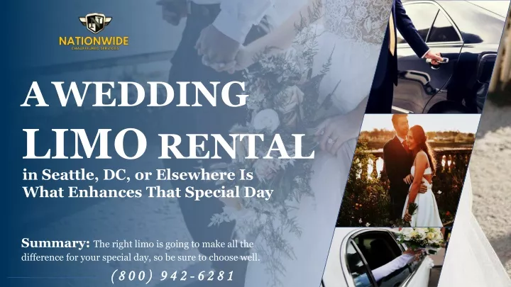 awedding limo rental in seattle dc or elsewhere