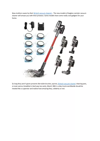 new mothers swear by their britech vacuum