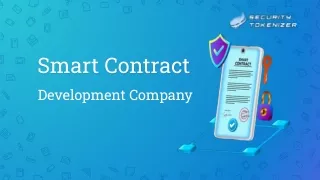 End-to-End Smart Contract Development Services