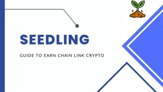 Guide To Earn Chain link Crypto