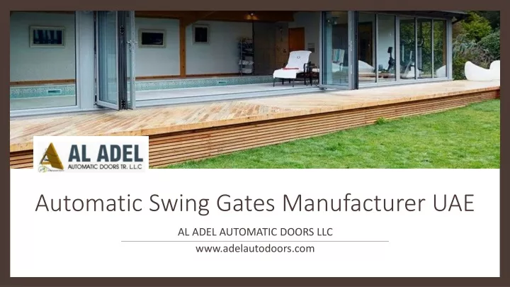 automatic swing gates manufacturer uae