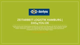zeitarbeit logistik hamburg das4you de