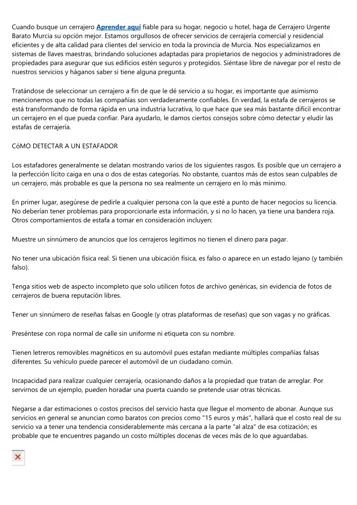 cuando busque un cerrajero aprender aqu fiable