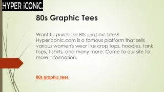 80s Graphic Tees | Hypericonic.com