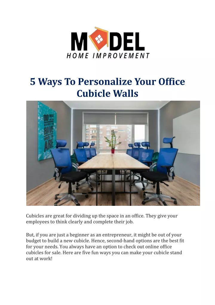 5 ways to personalize your office cubicle walls