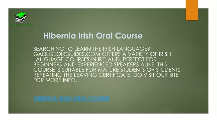 hibernia irish oral course