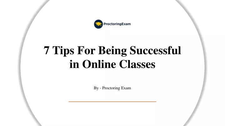 7 tips for being successful in online classes