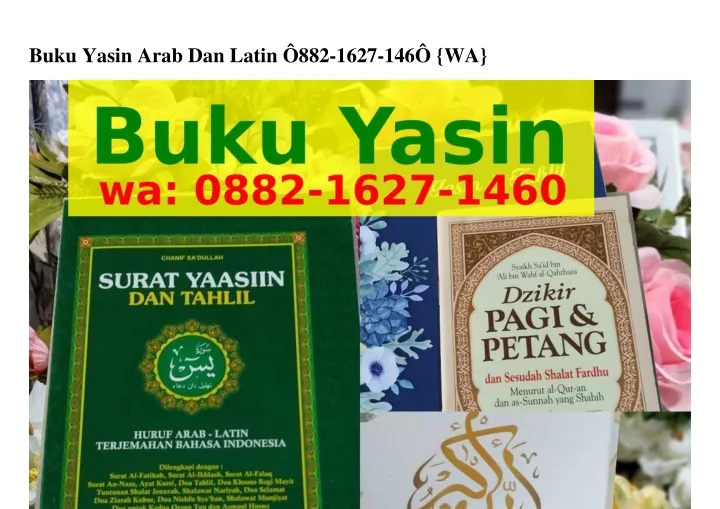 buku yasin arab dan latin 882 1627 146 wa