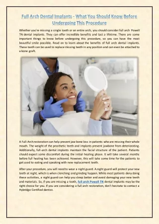 whether you re missing a single tooth