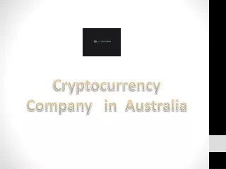 Cryptocurrency  Company   in  Australia