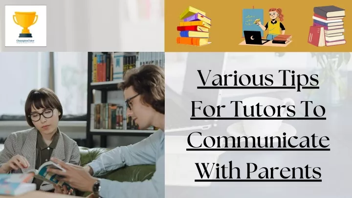 various tips for tutors to communicate with