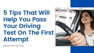 5 Tips That Will Help You Pass Your Driving Test On The First Attempt