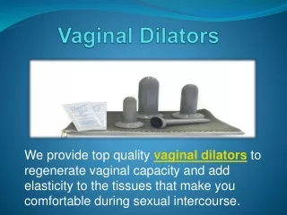 Vaginal Dilators