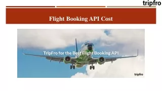 flight booking api cost