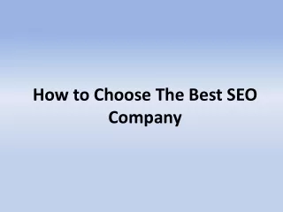 SEO Company in India